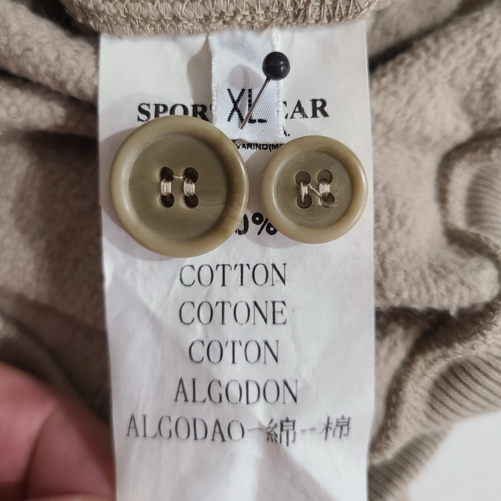 C.P. Company beige hooded sweatshirt XL EUC - Picture 14 of 15